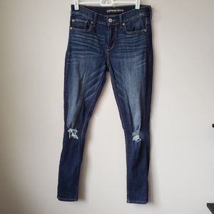 Express mid rise Mia jean legging 0 short